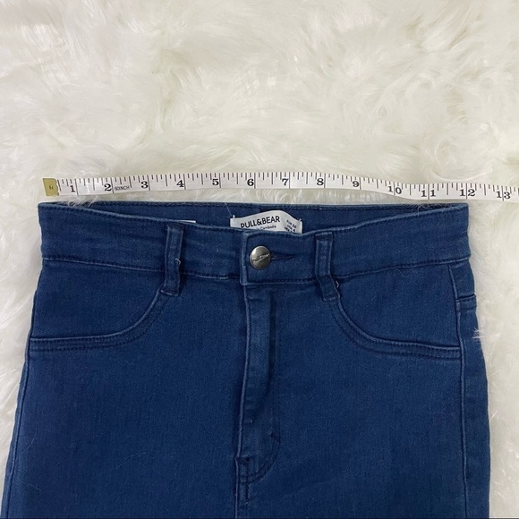Pull&bear Dark Wash "Skinny High Waist" Jeans Size 4 - Picture 6 of 7